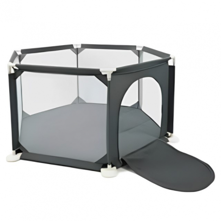 Produse resigilate pentru copii si bebelusi - PRODUS RESIGILAT - Tarc de joaca tarc copii XXL, cu fermoar, Empria, Gri
