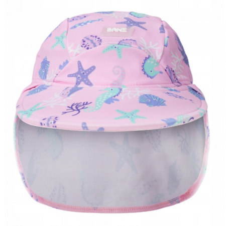 Palarii protectie UV - Sapca cu Protectie Ceafa, pentru bebelusi si copii, UPF50+, Sealife, Marimea M