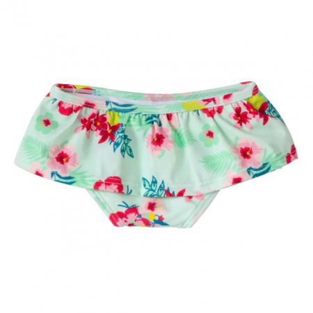 Haine si articole pentru plaja copii si bebelusi - Slip copii - Chilotei pentru Inot, Protectie Soare UPF50+, Floral Mint, Diverse marimi