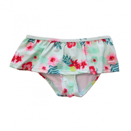 Haine si articole pentru plaja copii si bebelusi - Slip copii - Chilotei pentru Inot, Protectie Soare UPF50+, Floral Mint, Diverse marimi