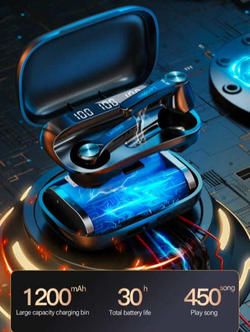 Casti LENOVO  wireless bluetooth 5.0 [5]