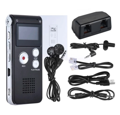 S012 - reportofon 8GB microfon spion acumulator propriu 250 mAh [2]