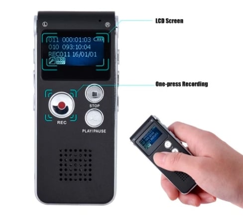 S012 - reportofon 8GB microfon spion acumulator propriu 250 mAh [4]