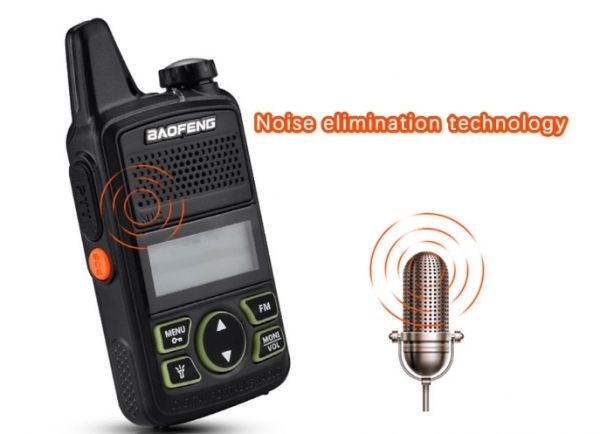 Statie radio Mini Walkie Talkie BF-T1, 20 canale UHF, radio FM  63 MHz - 108 MHZ [4]