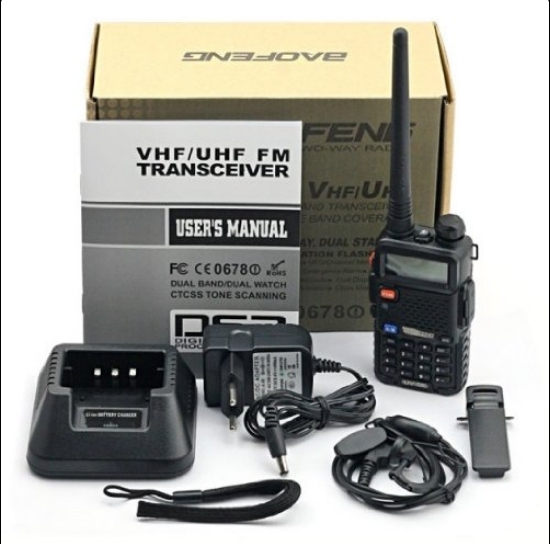 Set 10 statii radio Baofeng UV-5R Dual Band Tranciever + Bonus Casti cu microfon incluse [2]
