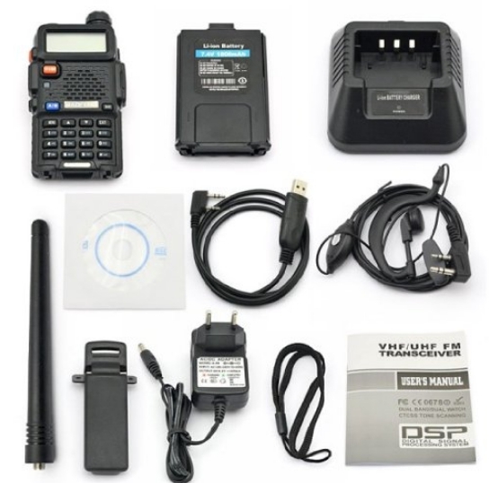 Set 10 statii radio Baofeng UV-5R Dual Band Tranciever + Bonus Casti cu microfon incluse [3]