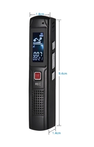 Raldio S013 - reportofon 8GB microfon spion acumulator propriu 350 mAh [2]