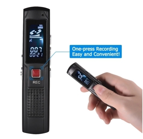Raldio S013 - reportofon 8GB microfon spion acumulator propriu 350 mAh [4]
