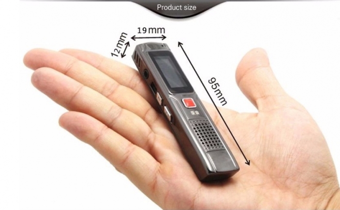 Raldio S013 - reportofon 8GB microfon spion acumulator propriu 350 mAh [6]
