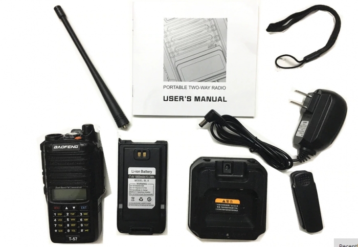 Statie Radio Walkie Talkie Baofeng T-57, ptr conditii extreme dual band 136-174 Mhz, 400-520 Mhz, 5W [3]
