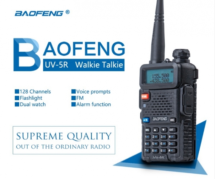 Statie Radio Walkie Talkie Baofeng UV-5R 8W Dual Band Transceiver [3]
