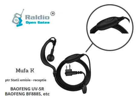 Statii emisie - receptie - Raldio - Casti ptr Statii radio mufa K - caliatate OK