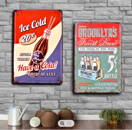 Placa metalica 20x30 Corona [1]