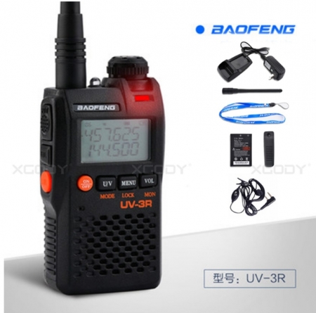 Statie radio Baofeng UV-3R mini Walkie Talkie , FM tranciever, 99 CH, dual band VHF, UHF radio FM [2]