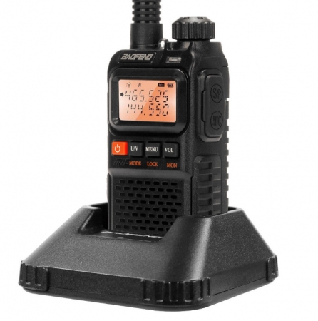 Statie radio Baofeng UV-3R+, Dual Band UHF, VHF, Walkie Talkie , FM tranciever, 99 CH, radio FM 88 - 108 MHz [2]