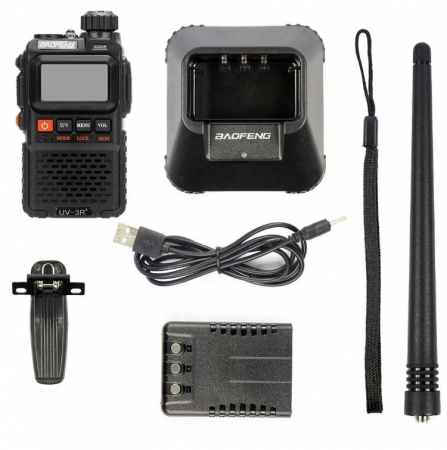 Statie radio Baofeng UV-3R+, Dual Band UHF, VHF, Walkie Talkie , FM tranciever, 99 CH, radio FM 88 - 108 MHz [4]
