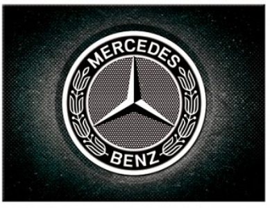 Magnet frigider sigla MERCEDES - Magnet frigider sigla MERCEDES