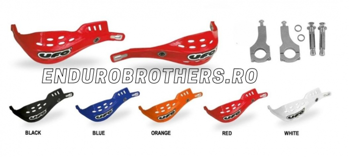 Handguard enduro/motocross UFO cu insertie aluminiu [1]