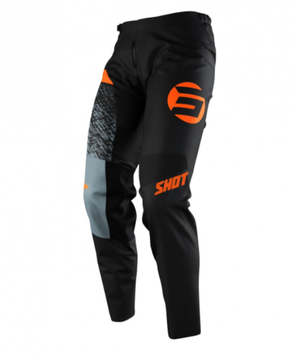 Pantaloni Enduro Shot Contact Gri/Negru/Portocaliu Model 2022 [2]