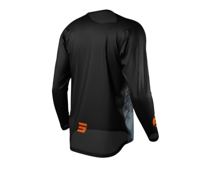 Tricou enduro/motocross Shot Devo Roll Negru/Gri/Portocaliu Model 2022 [2]