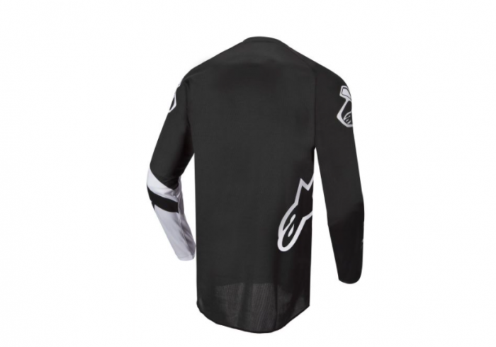 Tricou Alpinestars MX Fluid Chaser Black/White [2]