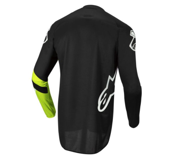 Tricou Alpinestars MX Fluid Chaser Black/Yellow Fluo [2]