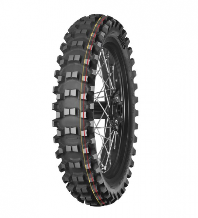 Anvelopa 120/80-19 Mitas Terra Force -MX SM Rear NHS Linie Rosie si Galbena [1]