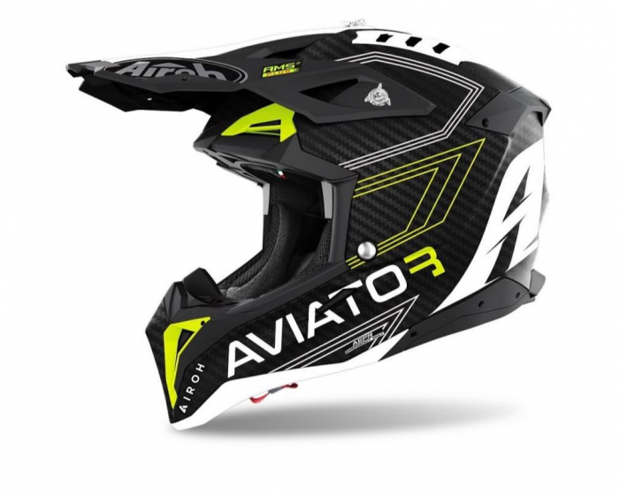 Casca Airoh Aviator 3 Carbon Primal 3K [1]