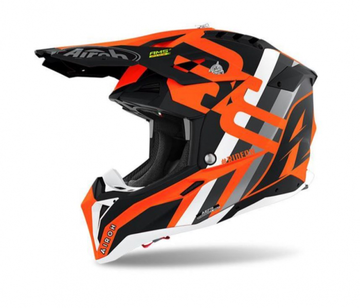 Casca Airoh Aviator 3 Rainbow Orange [1]