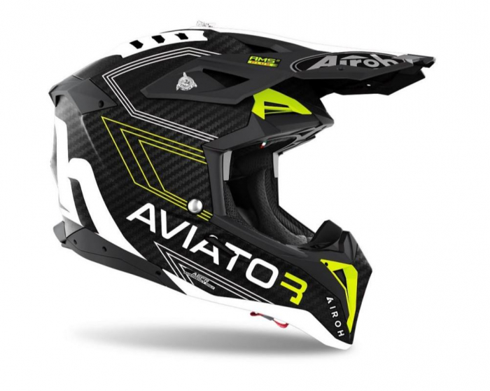Casca Airoh Aviator 3 Carbon Primal 3K [3]