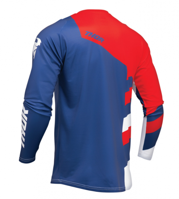 Bluza Enduro/Motocross Sector Checker Rosu/Abastru [2]