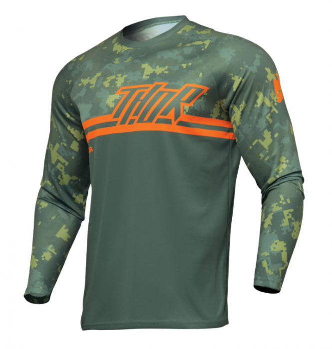 Bluza Enduro/Motocross Thor Sector Digi Camo Forest [1]