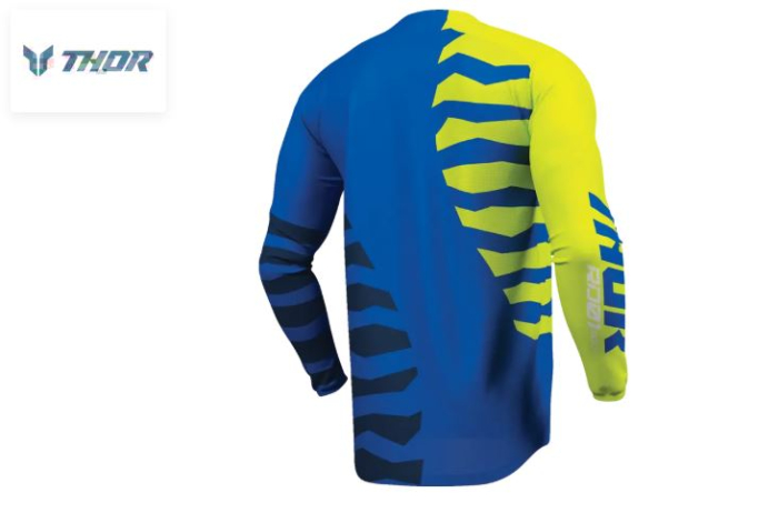Bluza enduro/motocross Thor LAUNCHMODE SHREDDER BL/AC [2]