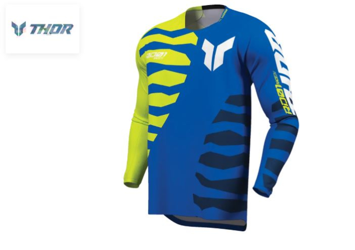 Bluza enduro/motocross Thor LAUNCHMODE SHREDDER BL/AC [3]