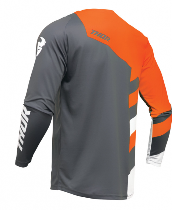 Bluza enduro/motocross Thor Sector Checker Gri/Porocaliu [2]