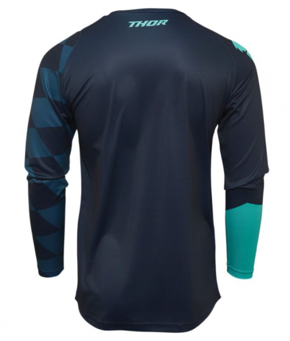 Bluza THOR Birdrock Midnight/Mint enduro/motocross [2]