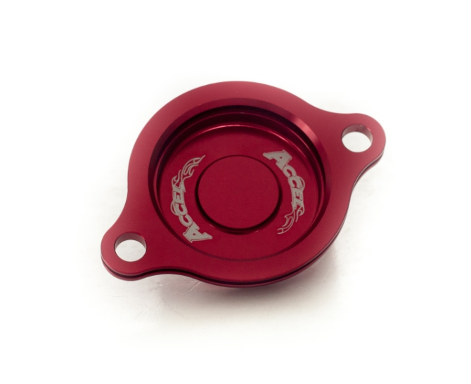 Capac filtru ulei Honda CRF 250R '18-'20, CRF 450R '17-'20, CRF 450RX '17-'19 Rosu OFC103RD [1]