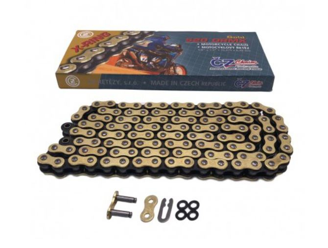 Lant Transmisie Enduro/motocross/atv  CZ 520 ORMX Gold (118 zale) cu Activ X-Ring CZ520ORMXGOLD118 [1]