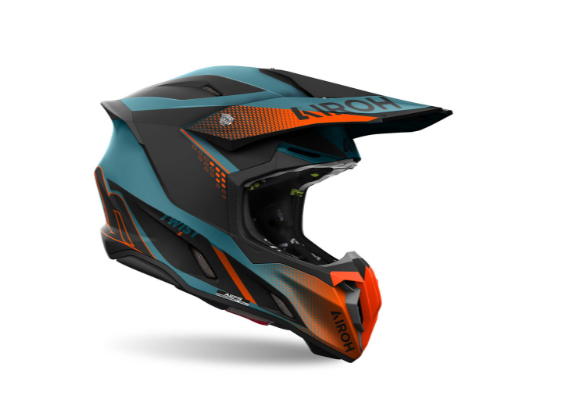 Casca Airoh Twist 3 Shard Blue/Orange [2]