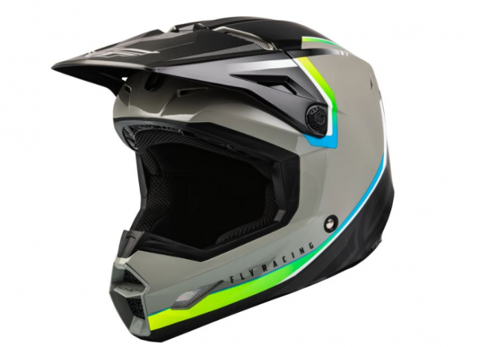 Casca Enduro/Motocross/ATV FLY Kinetic Vision Grey/Black [1]