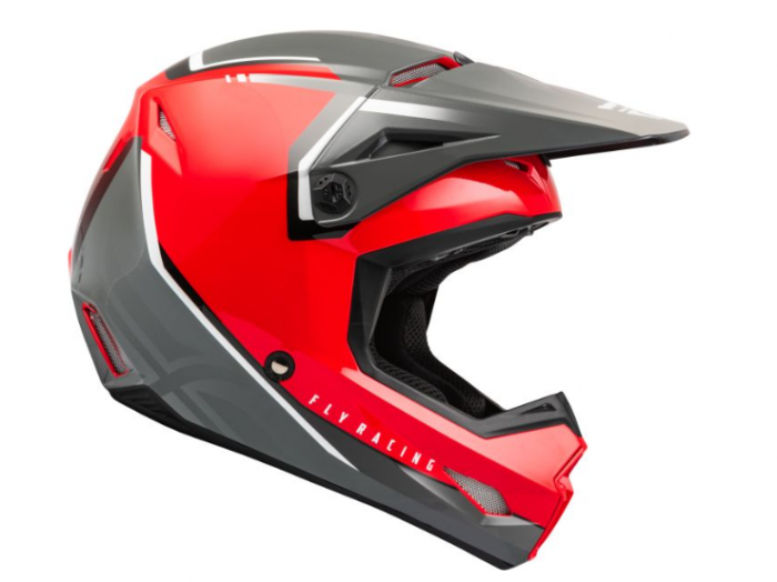 Casca Enduro/Motocross/ATV FLY Kinetic Vision Grey/Red [4]