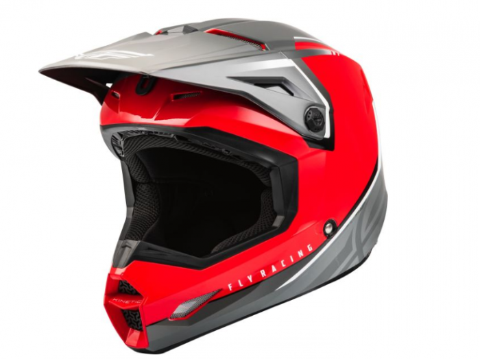 Casca Enduro/Motocross/ATV FLY Kinetic Vision Grey/Red [1]