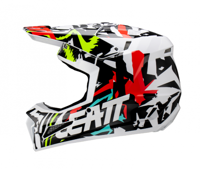 Casca Leatt 3.5 V23 Zebra + Ochelari 4.5 Cadou [2]