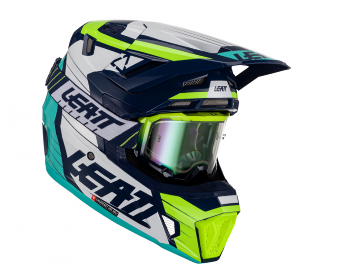 Casca Leatt 7.5 V23 Blue Marine + Ochelari 4.5 Cadou [1]