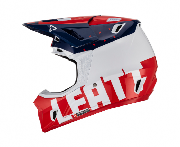Casca Leatt 7.5 V23 Royal Navy Red + Ochelari 4.5 Cadou [2]