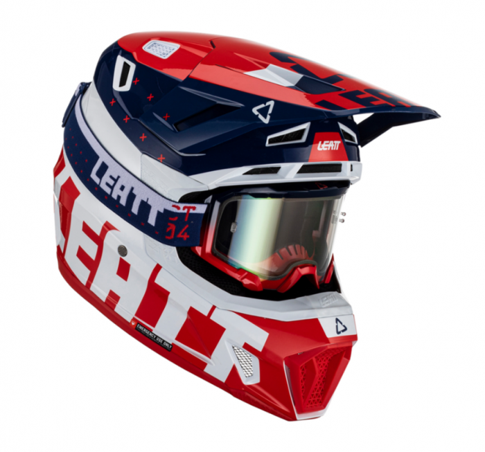 Casca Leatt 7.5 V23 Royal Navy Red + Ochelari 4.5 Cadou [1]