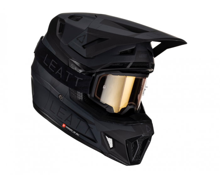 Casca Leatt 7.5 V23 Stealth Black + Ochelari 4.5 Cadou [1]