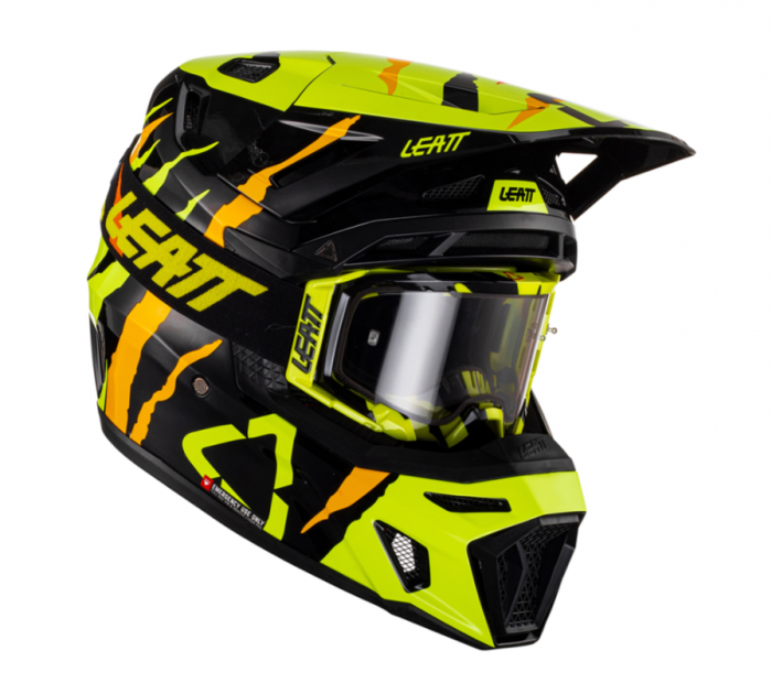 Casca Leatt 8.5 V23 Composite Citrus Tiger + Ochelari 5.5 Cadou [1]