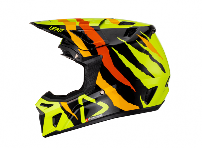 Casca Leatt 8.5 V23 Composite Citrus Tiger + Ochelari 5.5 Cadou [2]