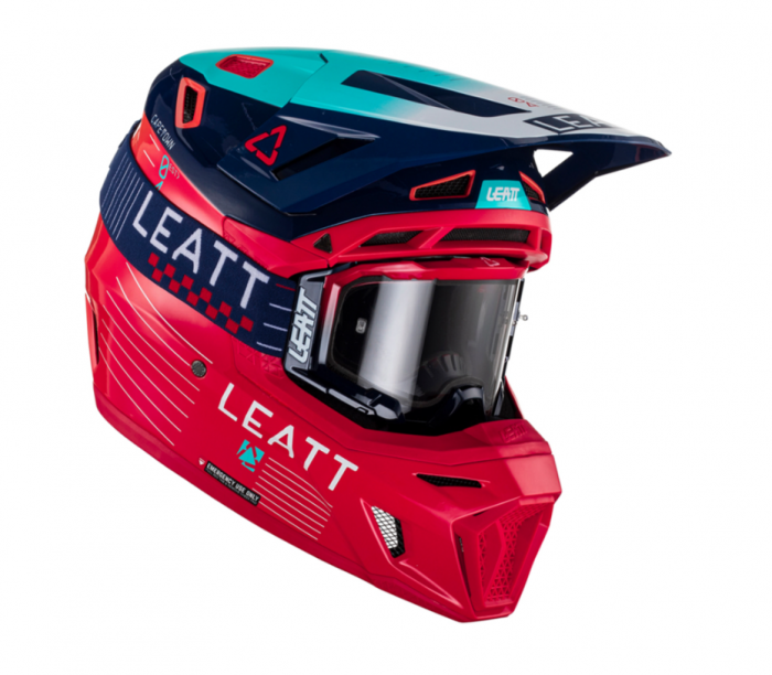 Casca Leatt 8.5 V23 Composite Red + Ochelari 5.5 Cadou [1]